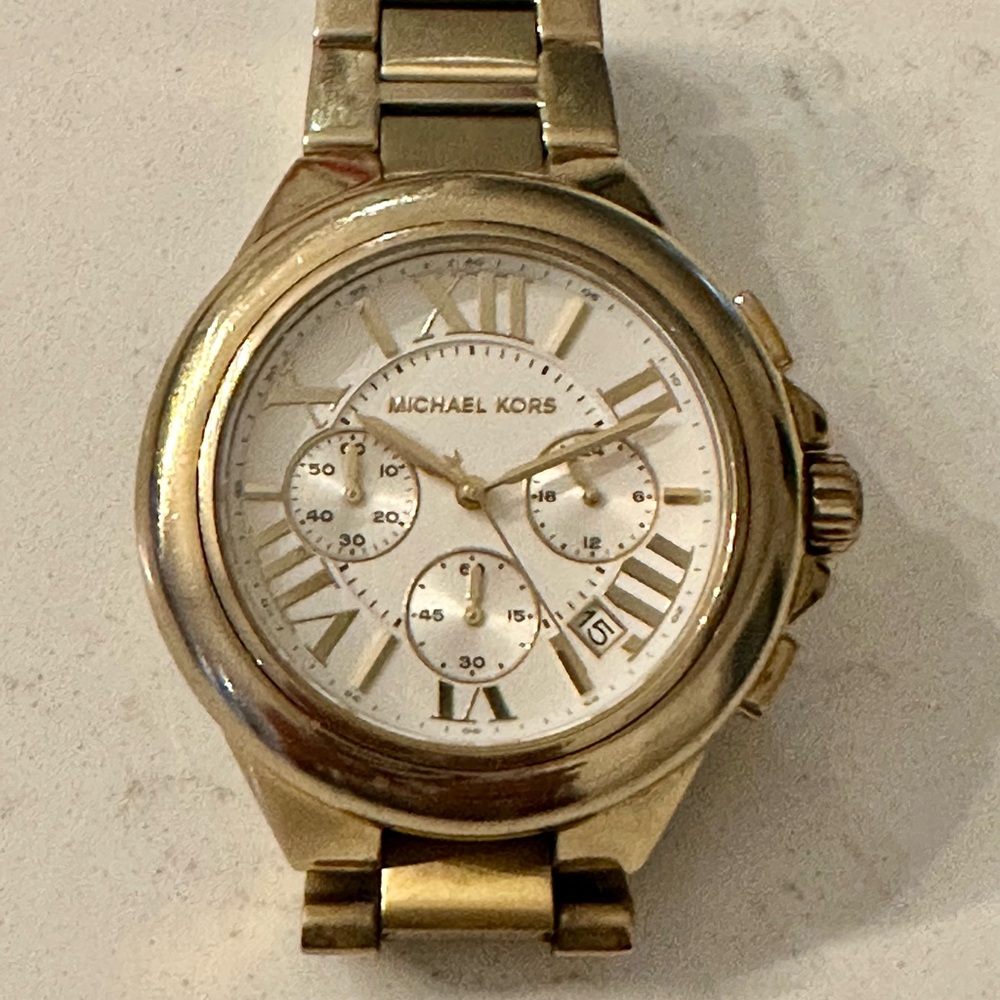 Michael Kors Camille Gold Watch MK5635. Pre-Owned.